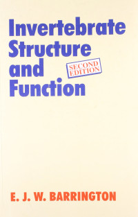 Barrington E J W — Invertebrate Structure And Function 2Nd Edition