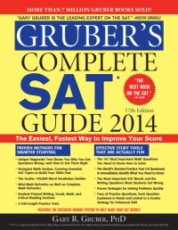 Gruber, Gary R — Gruber's complete SAT guide 2014