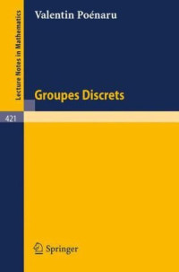 V. Poenaru — Groupes Discrets