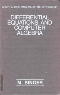 M. Singer — Differential Equations and Computer Algebra