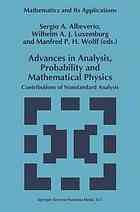 Albeverio S.A.  et al. (eds.) — Advances in analysis, probability and mathematical physics. Contributions of nonstandard analysis