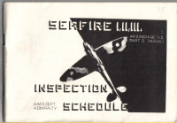  — Seafire [I, II, III] (fighter aircraft) Inspection Schedule