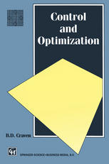 B. D. Craven (auth.) — Control and Optimization