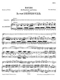 Ludwig van Beethoven — Rondo für Pianoforte und Violine