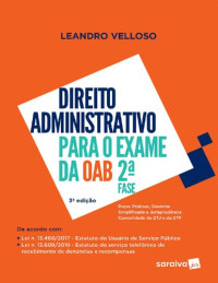 Leandro Velloso — Direito administrativo para o exame da OAB segunda fase 2ª