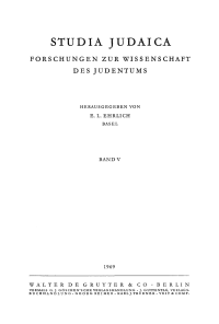 Arnold M. Goldberg — Untersuchungen über die Vorstellung von der Schekhinah in der frühen rabbinischen Literatur. Talmud und Midrasch