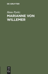 Hans Pyritz — Marianne von Willemer: Vortrag