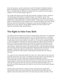 Liberationist111 — The Right to Vote from Birth