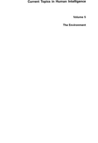 Douglas K. Detterman (ed.) — The Environment