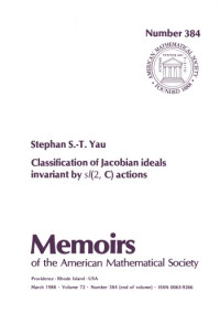 Stephan Shing-Toung Yau — Classification of Jacobian ideals invariant by sl(2,C) actions