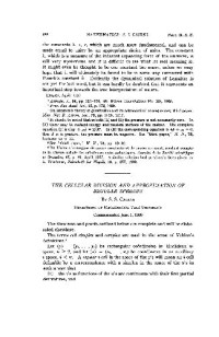 Cairns S.S. — The cellular division and approximation of regular spreads