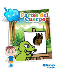 Dino Lingo — Spanish for kids - Body Parts storybook