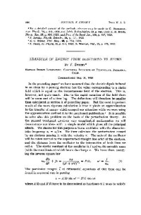 Zwicky F. — Transfer of Energy from Electrons to Atoms