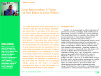 Cojocaru S. — Social Projectionism: A Vision For New Ethics In Social Welfare