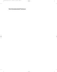 G. Tyler Miller — Environmental Science: Working with the Earth (11th Ed.) 