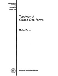 Michael Farber — Topology of closed one-forms