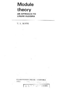 t.s. blyth — module theory