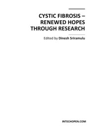 D. Sriramulu  — Cystic Fibrosis - Renewed Hopes Through Research