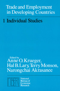 Anne O. Krueger, Hal B. Lary, Terry Monson, Narongchai Akrasanee — Trade and Employment in Developing Countries, Volume 1