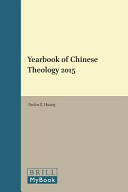 Paulos Z. Huang — Yearbook of Chinese Theology 2015