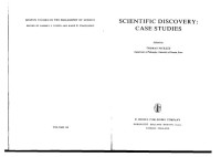 T. Nickles — Scientific Discovery: Case Studies