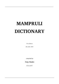 Tony Naden — Mampruli dictionary