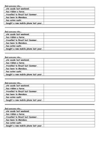 — Find Someone Who (Past Simple vs. Present Perfect) (Worksheet)