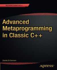 Davide Di Gennaro — Advanced Metaprogramming in Classic C++