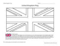  — Упражнение - распечатка. UK Flag. English