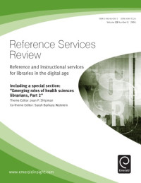 Jean P. Shipman, Sarah Barbara Watstein — Reference Services Review, Volume 33, Number 1, 2005