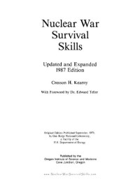 Cresson H. Kearny — Nuclear War Survival Skills