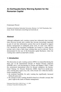 Friedemann Wenzel (auth.), Friedemann Wenzel (eds.) — Perspectives in Modern Seismology