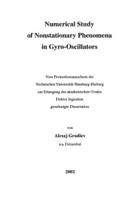 Alexej Grudiev — Numerical Study of Nonstationary Phenomena in Gyro-Oscillators