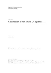 Gunnar Restorff — Classification of non-simple C*-algebras [PhD thesis]