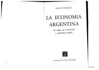 Ferrer, A. — La Economia Argentina