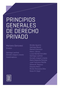 Luis Mariano Genovesi — Principios Generales de Derecho Privado