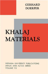 Doerfer G. — Khalaj Materials