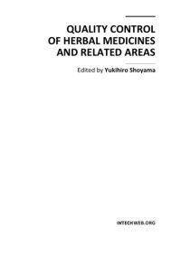 Yukihiro Shoyama — Quality Control of Herbal Medicines and Related Areas