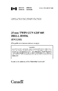  — B-GL-372-005. 35 mm Twin Gun GDF 005. Drill Book