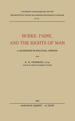 R. R. Fennessy o.f.m. (auth.) — Burke, Paine, and the Rights of Man: A Difference of Political Opinion