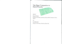 Heinz D. Kurz, Neri Salvadori — The Elgar companion to David Ricardo