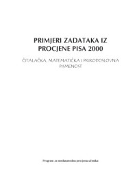 OECD — Sample tasks from the PISA 2000 assessment : reading, mathematical and scientific literacy.