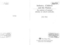 John Ahier — Industry children and the nation: An analysis of national identity in school textbooks