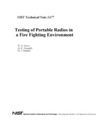 W. D. Davis, M. K. Donnelly, M. J. Selepak — Testing of Portable Radios in a Fire Fighting Environment