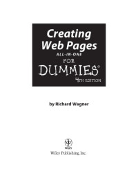 Richard Wagner — Creating Web Pages All-In-One for DUMmIES
