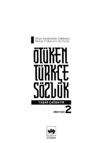 Yaşar Çağbayır — Ötüken Türkçe Sözlük (cilt 2) [den-izz]