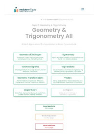 Revision village authors — Revision village Math AI HL - Trigonometry & Geometry - Medium Difficulty Questionbank