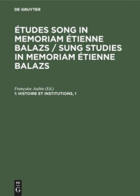 Françoise Aubin (editor) — Histoire et institutions, 1