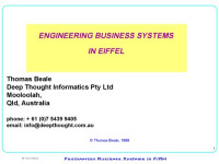 Beale T. — Engineering business systems in Eiffel