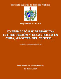 Guttierez R. — Oxigenacia hiperbarica en Cuba